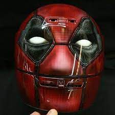 Deadpool Motorcycle Helmets Motorcycle Helmets Cool Bike Helmets Custom Bike Helmets