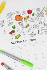 All the worksheets are free so you do not need an account in order to download them. Printable September 2019 Calendar Coloring Pages Let S Mingle Blog