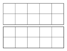 Blank 10 Frames Blank Ten Frames Ten Frames Ten Frames Free 10 Frame