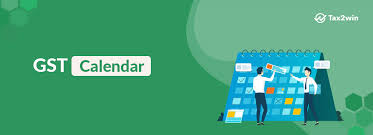 Gst Calendar 2020 Gst Compliance Calendar Tax2win