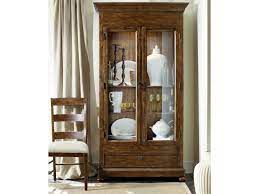 Living room, bedroom, dining room, patio Hooker Furniture Archivist Dark Wood Display Cabinet Hoo544775908