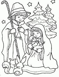 Disegni Di Natale Per Bambini Il Presepe Da Stampare E Colorare Foto Pourfemme Mamma Lavoretti Invernali Immagini Di Natale Libri Da Colorare