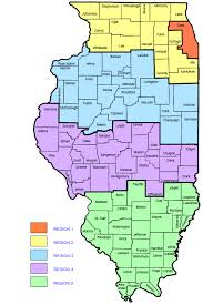 Themapstore | southern illinois highway wall map. Idhs Regional Map
