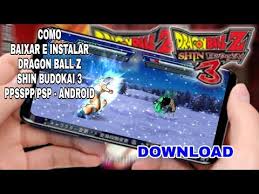 Dragon Ball Z Shin Budokai 3 Para Ppsspp Android Qualquer Celular Dragon Ball Z Dragon Ball Battle Star