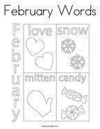 Today is february 7, 2021 coloring page. February Coloring Pages Twisty Noodle