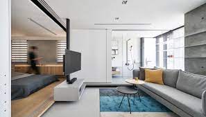 True Open Plan Apartment Under 50 Square Meters 500 Square Feet With Floor Plan Open Plan Apartment Home Interior Design Homedecor Living Room
