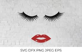 Choose from 2700+ lips graphic resources and download in the form of png, eps, ai or psd. Lashes And Red Lips Svg 722771 Illustrations Design Bundles