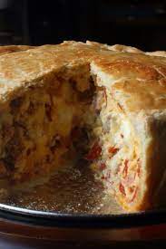 Chef John S Pizza Rustica Recipe Pizza Rustica Traditional Easter Recipes Savory Cheesecake