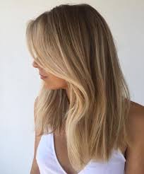 Balayage Lisse Et Sage Cheveux Blonds Fonces Idees Cheveux Blonds Idee Couleur Cheveux