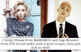 Tags jimin bts mamamoo hwasa bangtanmoo. Unpopular K Pop Opinions I Think Hwasa From Mamamoo And Rap Monster From