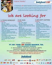 Alamat email pt indofood semarang / kini buat skck di polres semarang bisa lewat online. Indo Career Lowongan Kerja Pt Indofood Cbp Sukses Makmur Facebook