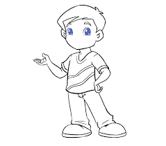How To Draw A Boy In A Few Easy Steps Easy Drawing Guides I also practiced with a pencil for one day.