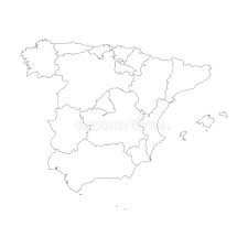 Und eine große auswahl ähnlicher bücher, kunst und sammlerstücke erhältlich auf zvab.com. Umreisskarte Von Spanien Auf Weiss Stock Abbildung Illustration Von Dimensional Europaisch 7916294