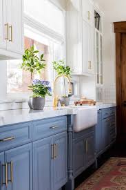My Favorite Interior Style Series Modern Farmhouse Hydrangea Treehouse In 2020 Modern Kitchen Remodel Mid Century Modern Kitchen Remodel Light Blue Kitchens