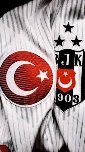 Besiktas Futbolcular Duvar Kagidi Siyah Beyaz