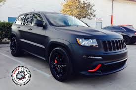 Black And White Jeep Compass 2020 Jeep Srt8 Wrapped In 3m Deep Matte Black Wrap Jeep Srt8 Jeep Grand Cherokee Srt Jeep Cherokee Limited