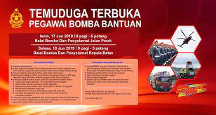 Temuduga terbuka sebagai polis bantuan di malaysia di malaysia airport berhad (mahb). Temuduga Terbuka Pegawai Bomba Bantuan Jabatan Bomba Dan Penyelamat Malaysia Negeri Pulau Pinang Isnin 17 Jun 2019 9 Pagi 5 Petang Balai Bomba Dan Penyelamat Jalan Perak