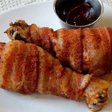 Jump to recipe print recipe. Crockpot Keto Bacon Wrapped Drumsticks Splash Of Keto
