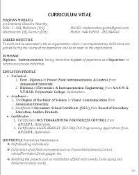 Mechanical engineer fresher resume template. Resume Format For Mechanical Engineer Diploma How To Write Resume