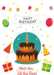 Happy Birthday Greeting Cards Png Greeting Card Full Size Png Download Seekpng