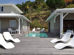 Location Vacances Villa Le Francois Piscine Affleurante Au Deck Villa Deco Des Iles Maison
