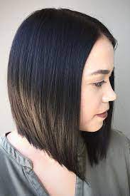 Medium Bob Hairstyles Women S Natural Black Straight Human Hair Wigs Capless Wigs 18inch Medium Bob Hairstyles Thin Straight Hair Long Bob Hairstyles