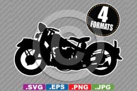 Download Antique Vintage Motorcycle Silhouette Graphic By Idrawsilhouettes Creative Fabrica
