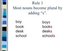 Lesson 7 Singular And Plural Nouns