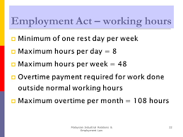 Male employees are eligible to 2 working days leave for the birth of their own child. Chapter Two The Employment Act And Related Acts Ppt Video Online Download
