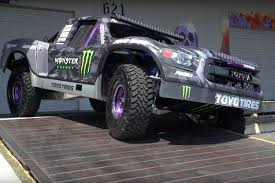 Trophy trucks (at score intl) or trick trucks (at bitd) are the unlimited production desert race trucks. Bj Baldwin S 800hp Trophy Truck Shreds Tires On Donut Garage