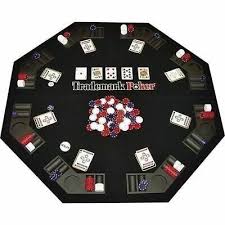 Black Felt Poker Blackjack Table Top Foldable 8 Player Casino Holdem 300 Chips Ebay In 2020 Poker Poker Table Top Poker Table