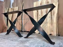 Dining table legs, end table legs, coffee table legs, table. Steel Dining Table Base Ohiowoodlands Metal Legs