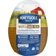 1 diestel boneless turkey roast 1 cup water 1 clove garlic, smashed, skin removed 1 small onion, roughly chopped, skim removed 1 small carrot, roughly chopped 1/2 stalk celery, roughly chopped 1. Honeysuckle White Dark Meat Raw Boneless Turkey Roast Turkey Dave S Supermarket