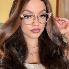 Serena Pink Colorful Cat Eye Eyeglasses