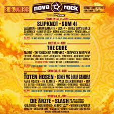 Das nova rock 2019 gilt als österreichische antwort auf das deutsche rockfestival rock am ring und findet jährlich am zweiten juniwochenende statt. Nr19 Tages Line Up Inkl Red Bull Nova Rock Festival Facebook