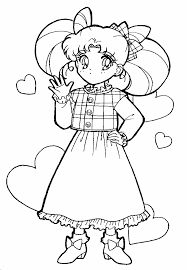 Template Sailor Moon Coloring Pages Moon Coloring Pages Sailor Moon