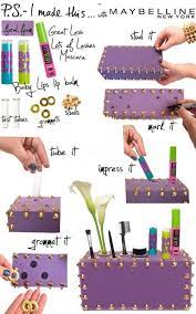 Exclusive Create A Beauty Box With Ps I Made This Diy Guru Erica Domesek And Maybelline Diy Makeup Storage Crafts Beauty Box Diy