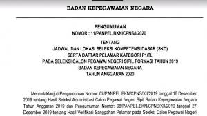 See more of info cpns 2020 on facebook. Pengumuman Cpns Bkn Ruang Ujian Skd Mulai Medan Yogyakarta Surabaya Dan Bandung Tribun Jogja