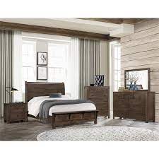 Dark grey upholstery with foam padding adds softness and provides a classic framework for your name. Wallace Bay Bonilla Gray Brown King Bed With Curved Plank Headboard And Built In Bench Footboard Walmart Com Walmart Com