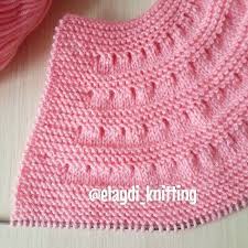 Hayirli Aksamlar Simdi 90 Ilmek Basladim 5 Sira Harosa Ordum 4 Uncu Harosa Sirasinda Dug Blusas De Trico Para Bebe Como Fazer Trico Casaco De Trico Infantil