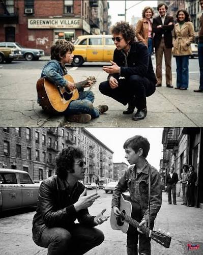What did the child Bob Dylan saved say 20 years later?