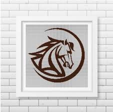 Welcome to free cross stitch & needlework patterns at allcrafts where you can find hundreds of free patterns and projects. Horse Head Silhouette Cross Stitch Pattern In Pdf 3