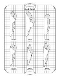 Wall base, trims & mouldings. Chair Rail Molding Knife Woodmaster Tools