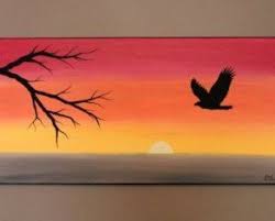 Drawing Birds Flying In The Sky Painting 17 Ideas Flying Bird Silhouette Painting For 2019 Bird Fabricpaintingcanvas Flying Ide Silhouette Painting Canvas Painting Bird Silhouette Art