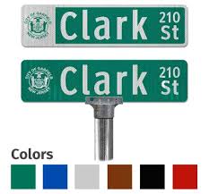 Create your own custom street and traffic signs at dornbos sign and safety! Custom Street Signs Official Personal Use
