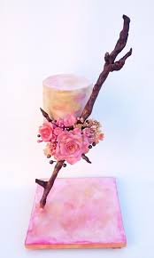 Golden Spring Cake By Divina Tentacion Dules Spring Cake Gravity Cake Cake Structure