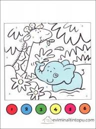 Sayilar Ile Boyama Sayfalari Boyama Sayfalari Okul Oncesi Okul