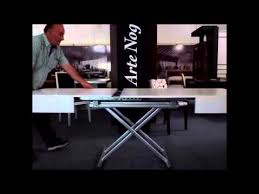 Mesa multifuncional extensible y altura regulable. Mesa De Centro Convertible A Mesa De Comedor Extensible Youtube