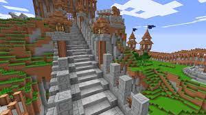 My personal favorite way of getting around is a freefall into the water. Staircase Design Minecraft Stairs Stairs Architecture Minecraft Interior Design