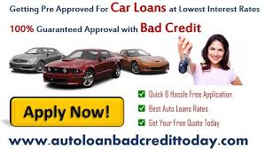 Autoloanbadcredittoday Is The Best Option For Pre Approved Car Loan Financing With Bad Credit History Car Loans Bad Credit Loans For Bad Credit